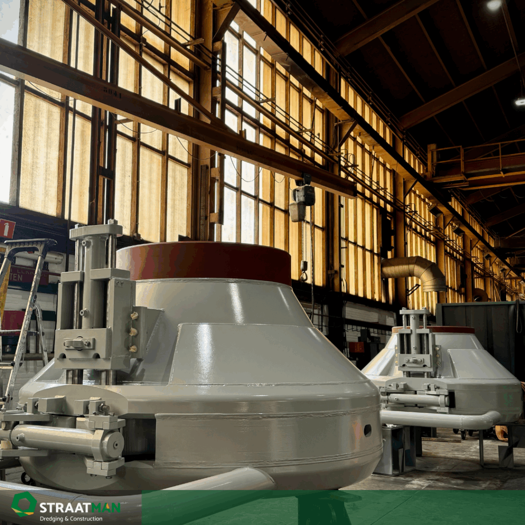 Completion of female parts bow coupling Straatman